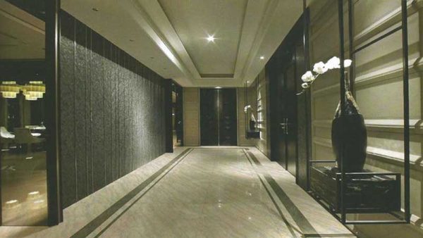 Light Blue Marble Floor Tiles for Hotel Lobby