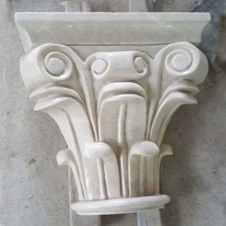 Roman Pillar White Relief Marble